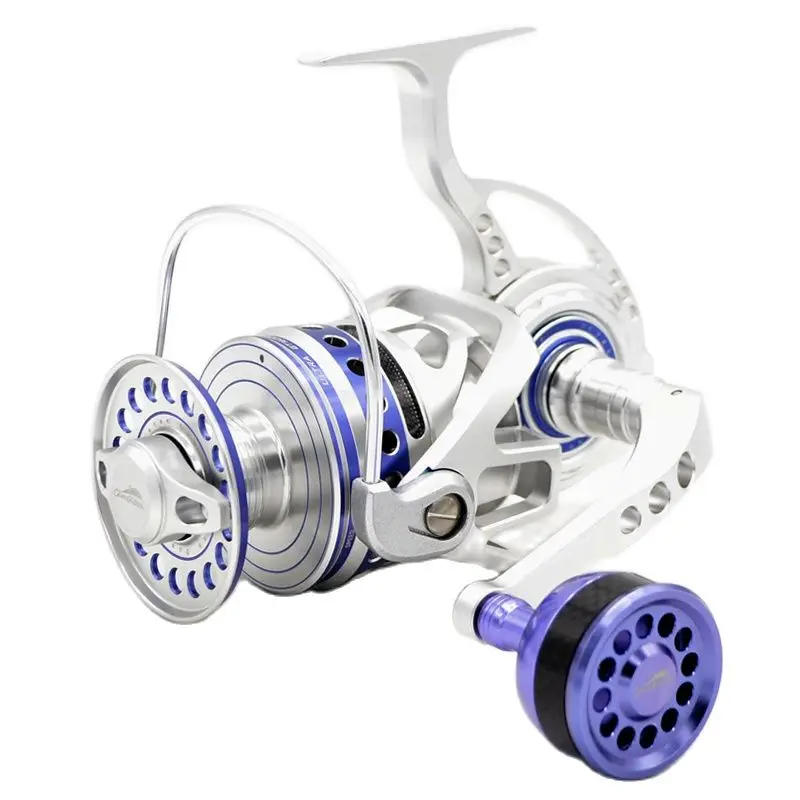 CAMEKOON 16000 Size Large Capacity for Tuna Bluefish Fishing Full Seals Spinning Reel 30KG Drag 13 BBs Saltwater Resistant Coil