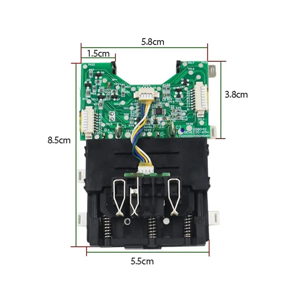 

Battery Plastic Case For DCB609 Charging Protection Circuit Board PCB For 20V 60V Lithium Battery DCB612 Power Tool