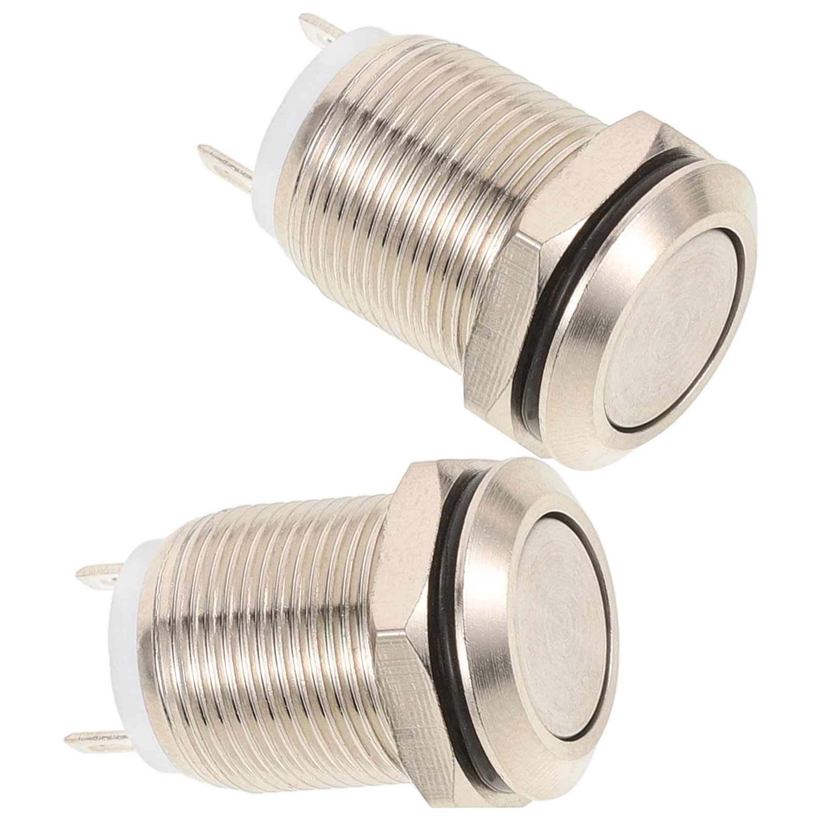 2 Pcs Doorbell Button Replacement Parts Push Lighted for Home Repair Kit Durable Doorbells Buttons Ringer Chime