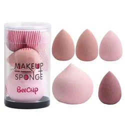 Mini Cosmetic Egg 5 PCs Wet and Dry Dual Use Foam Large Powder Puff Makeup Tools Makeup Blender