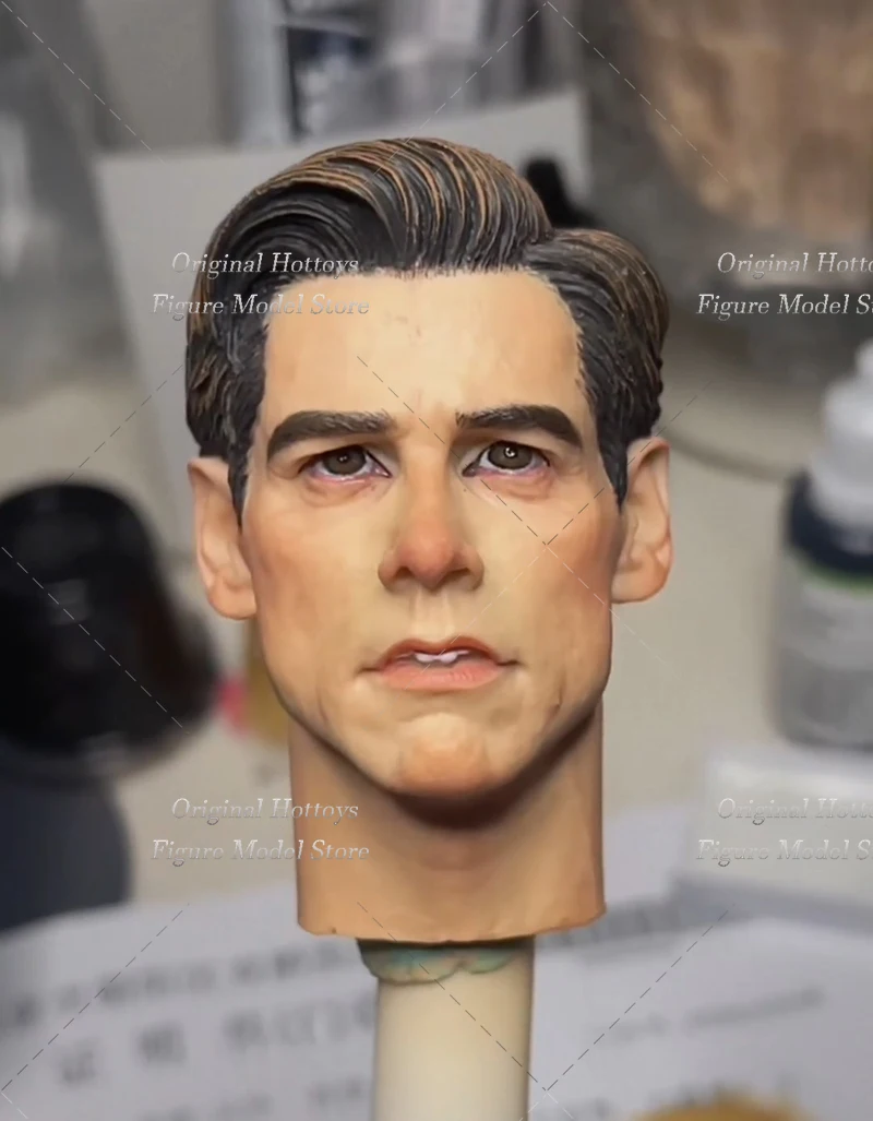 1/6 Scale Male Soldier Head Sculpture Jim Carrey Actor Mini Painting Head Carving For 12-inches Action Figure Model Doll Toys