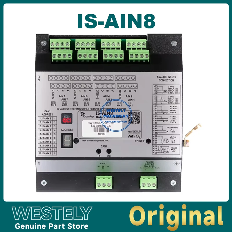 Original IS-AIN8 Analogue Input Module  Diesel Generator Set