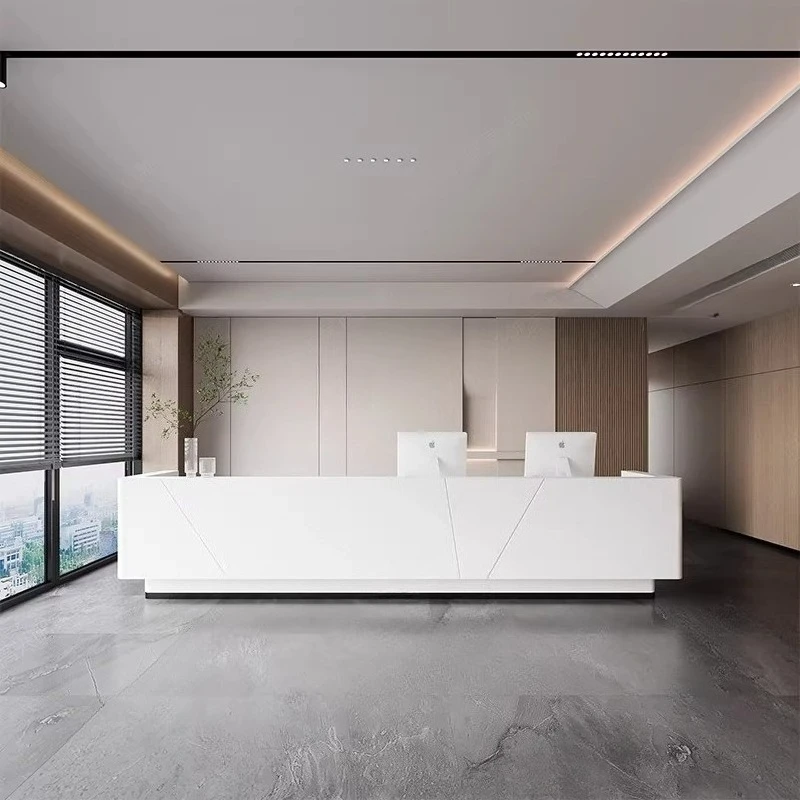 

Beauty Institute Reception Desk Clothing Store Modern Business Cashier Reception Desk Counter Mesa De Centro Office Furniture