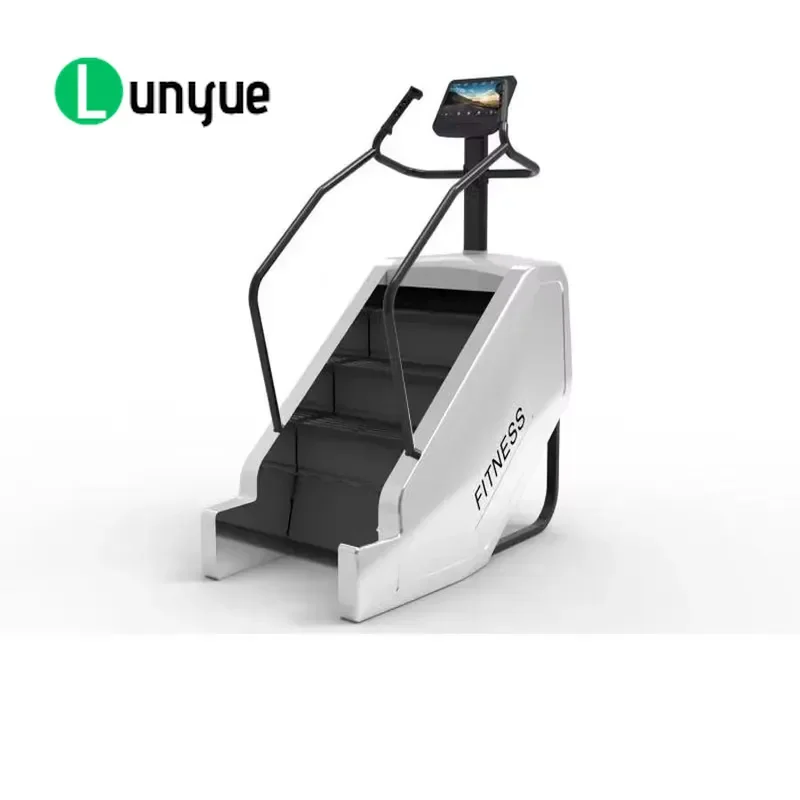 Electric Stair Climber Fitness Stepper Home Gym Cardio Exercise Machine Adjustable Resistance Portable Workout Equipment