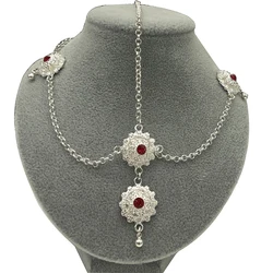 Silver Color Ethiopian Head Chain Habesha African Hair Piece Jewelry Eritrea Wedding Gifts For Women Bride Jewellery