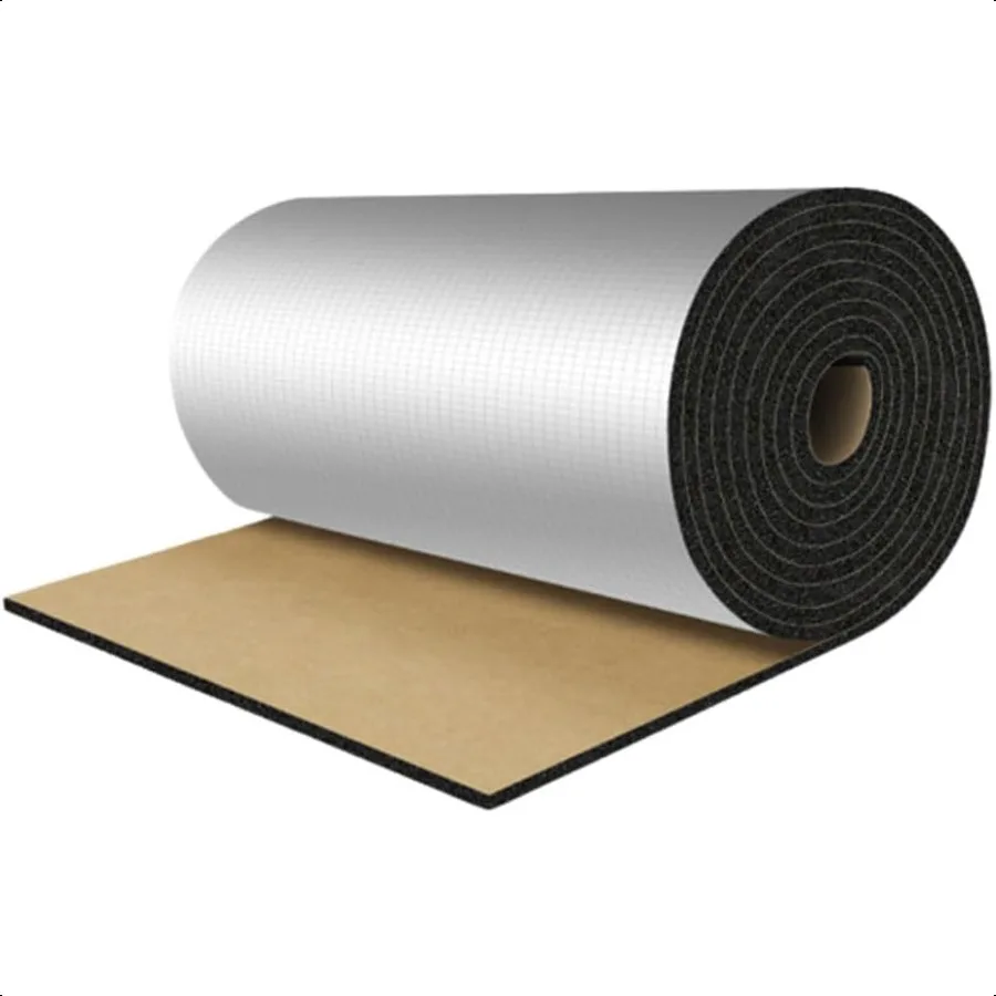 

Car Heat Sound Deadening Insulation Mat 394mil 10.76sqft Automobile Sound Deadening Heat Materials for Auto Hood Engine Roof Do