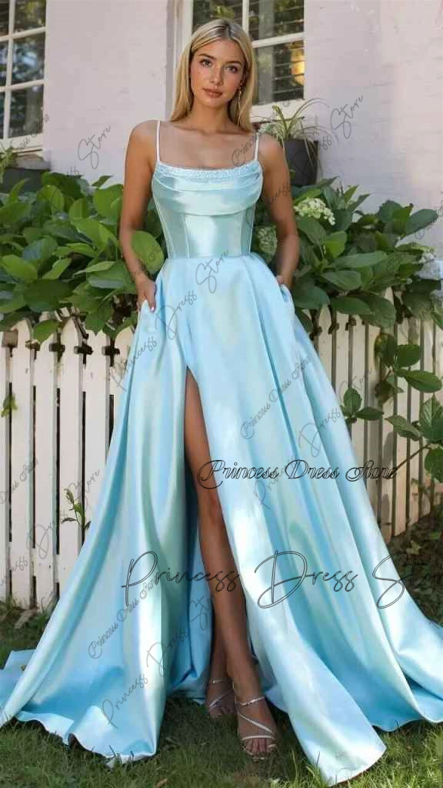 Elegant Ruffles Prom Dresses with Cape Tiered A Line Fromal Occasion Dress Split Layered Sequin Graduation Party Gown Customized