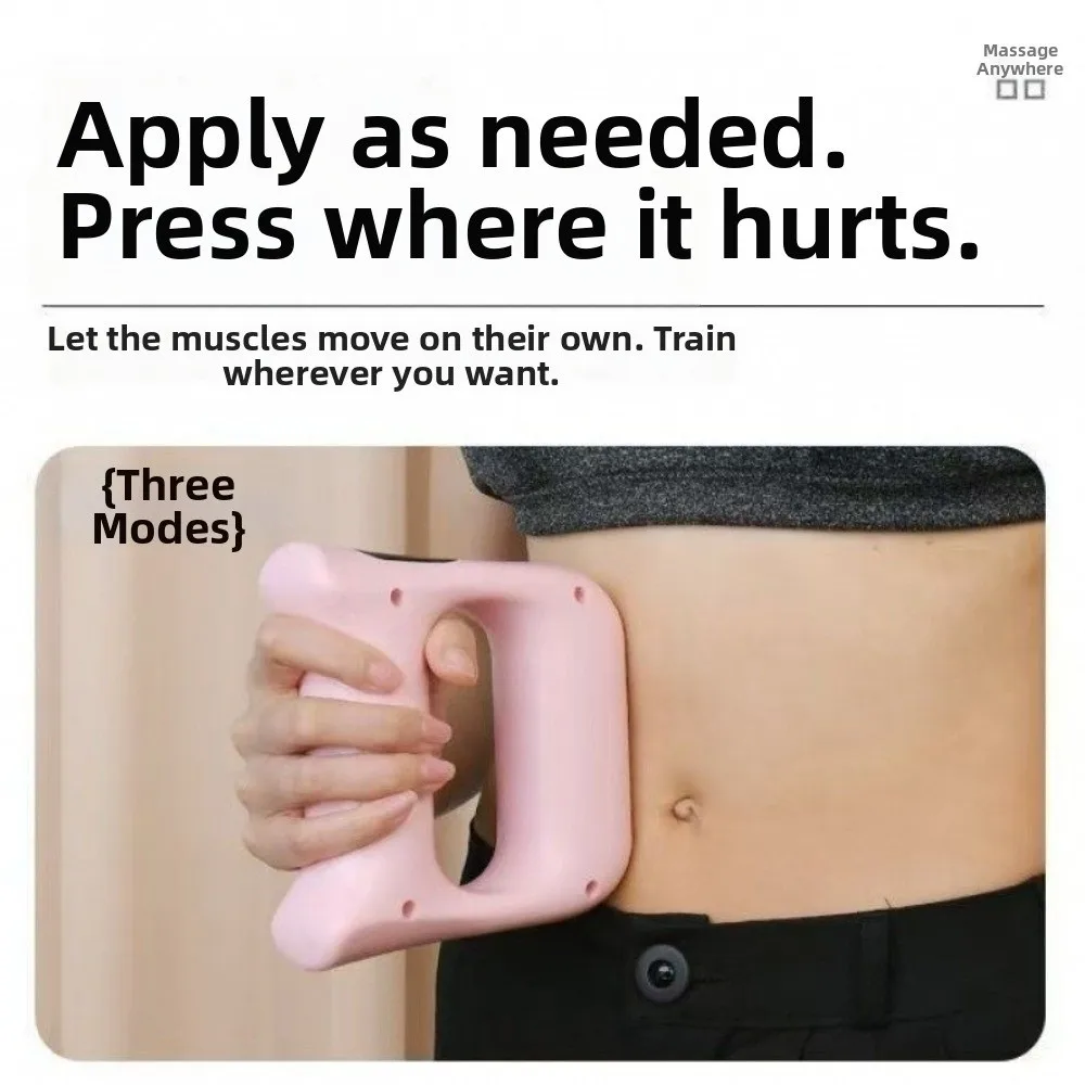 Dual-Ring Electric Fascia Ring Massager Ergonomic Portable Body Slimming Device Compact Size USB Charging Full-Body Fascia Ring