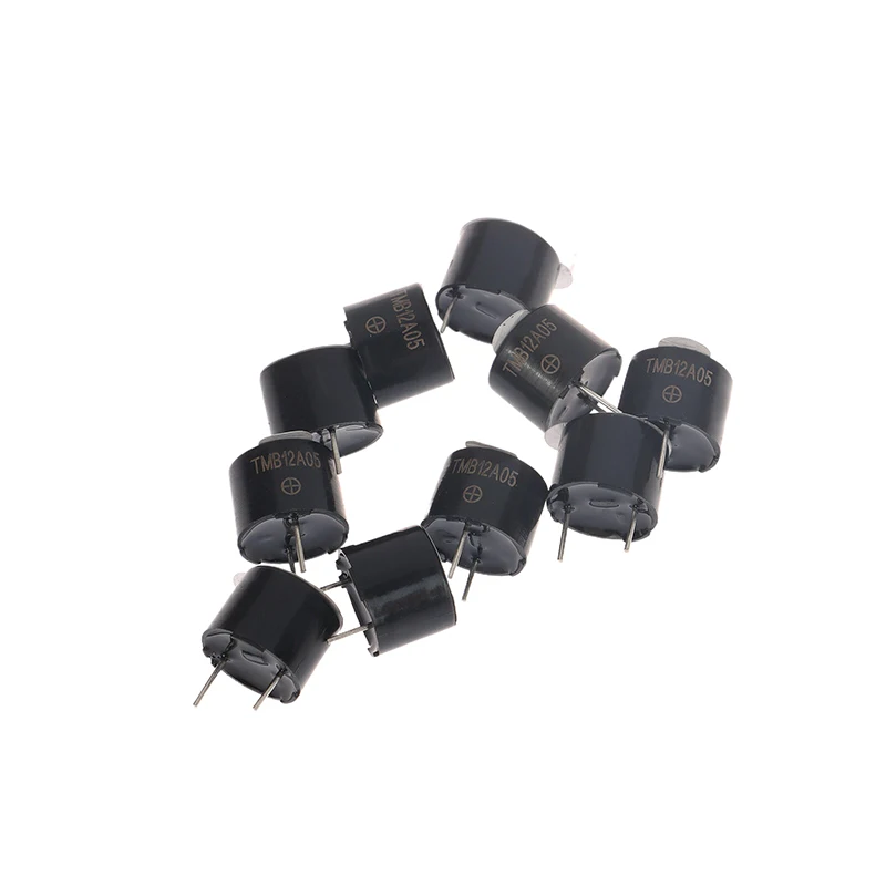 10Pcs 5V TMB12A05 Active Buzzer Magnetic Long Continous Beep Tone Alarm Ringer 12x9.5MM Mini Speaker Active Piezo Buzzers