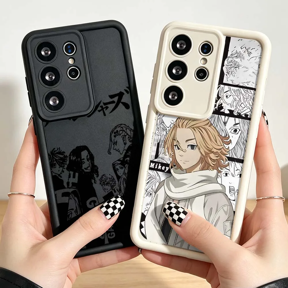 Anime Tokyo Revengers Cover For Samsung Galaxy S26 S25 S24 S23 S22 S21 S20 Ultra Plus FE 5G Eye Ladder Phone Case