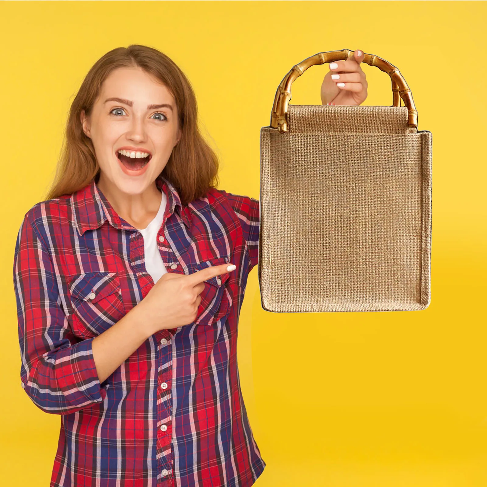 Винтажные бамбуковые джутовые сумки, водонепроницаемая сумка-тоут из мешковины, повседневная большая вместительная бежевая сумка, портативные пляжные сумки-органайзеры для путешествий