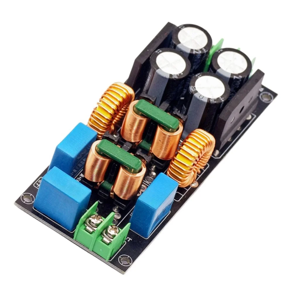 AC Power For Emi For Filter Board 4 Stage Noise Suppression For Audio For Amplifier Clean Power Supply Purifier 110-250V 4A 10A
