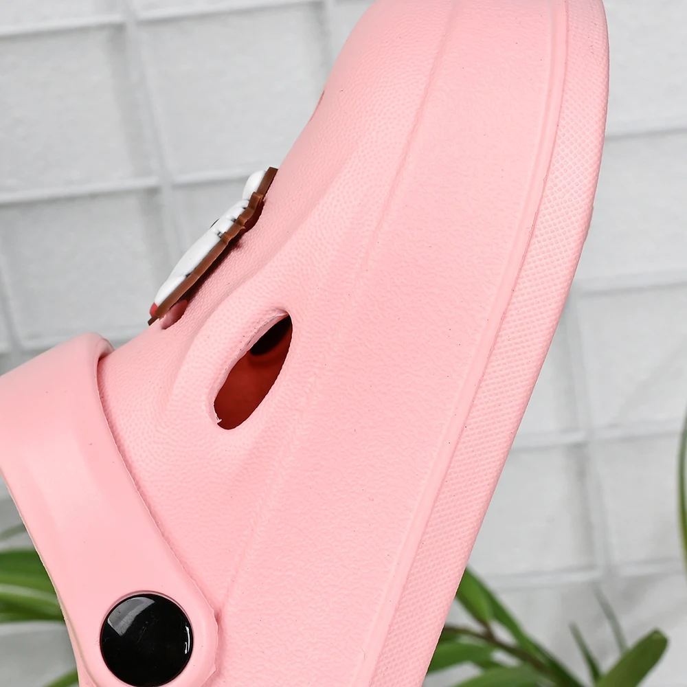 Children's Slippers Bowknot Hello Kitty Slippers For Children Girls Summer Garden Lightweight Breathable Sandals Beach Shoes - view 6