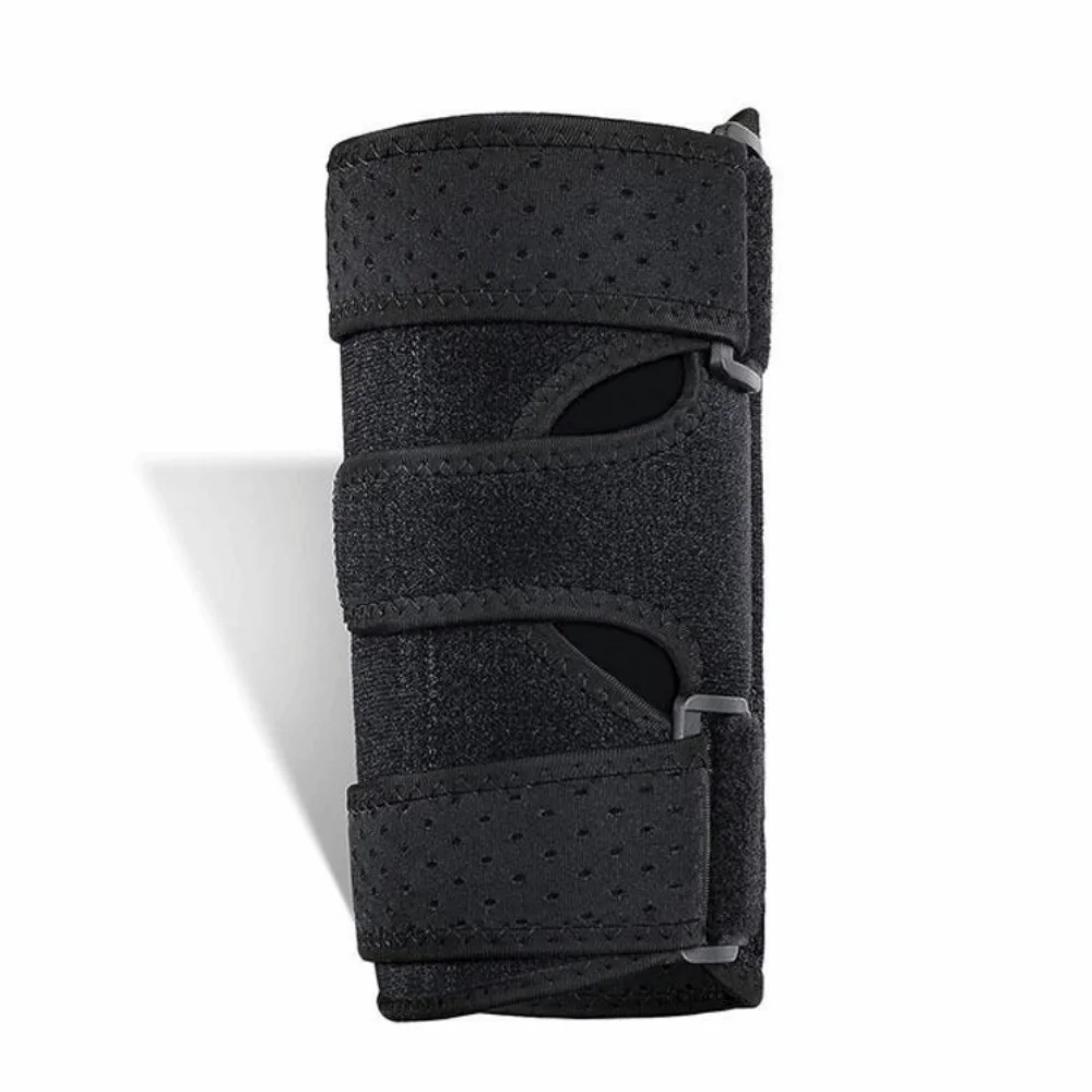 Double Steel Plate Elbow Brace Super Strong Support Breathable Elbow Stabilizer Support One Size Fits All Adjustable