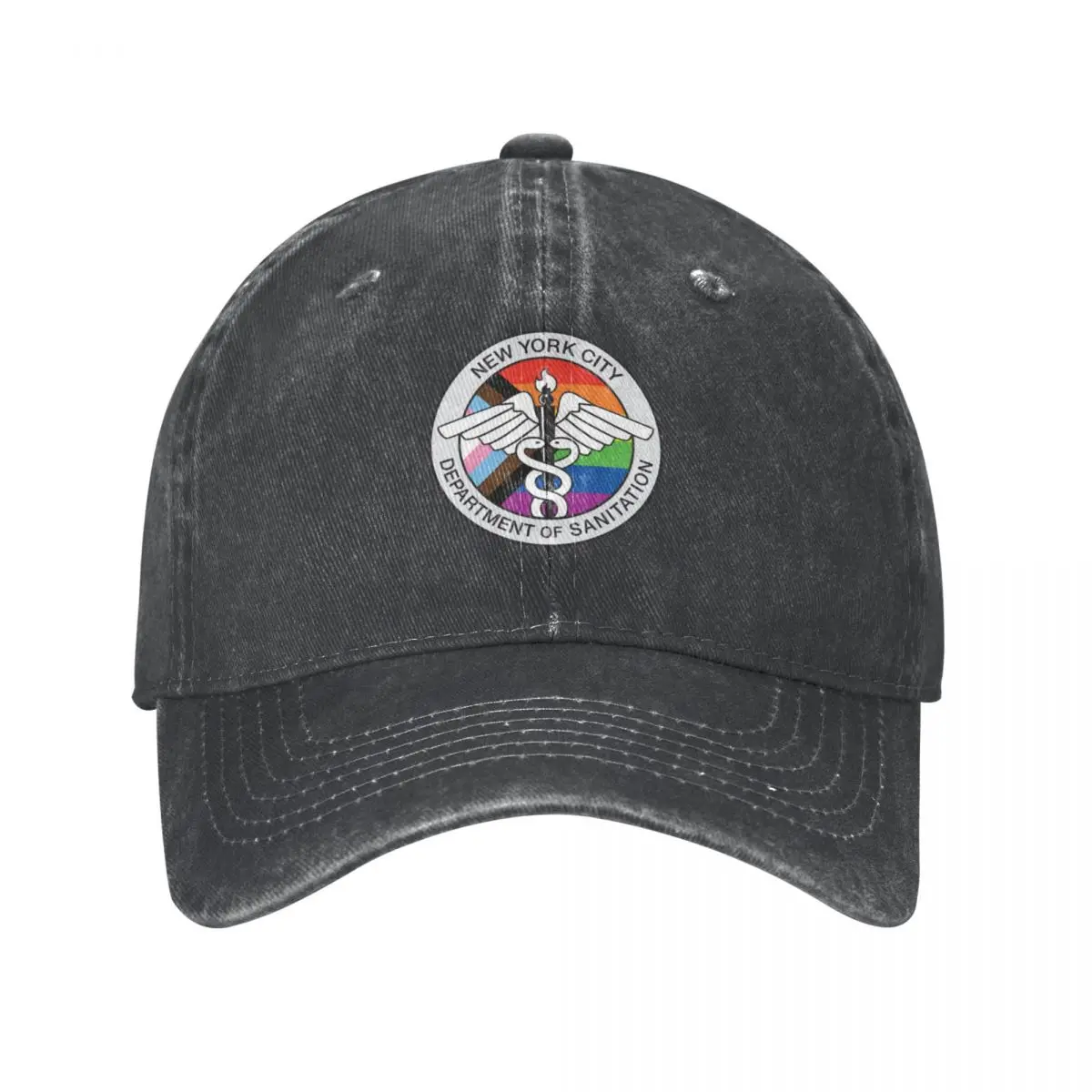 DSNY Pride Logo Cowboy Hat Trucker Cap Wild Ball Hat Mens Tennis Women's