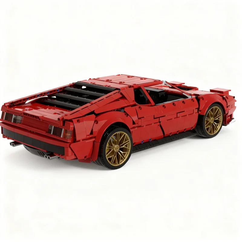 3064pcs MOC BMW M1 Red 1 8 Tec - Model Kit Decals 评论和价格