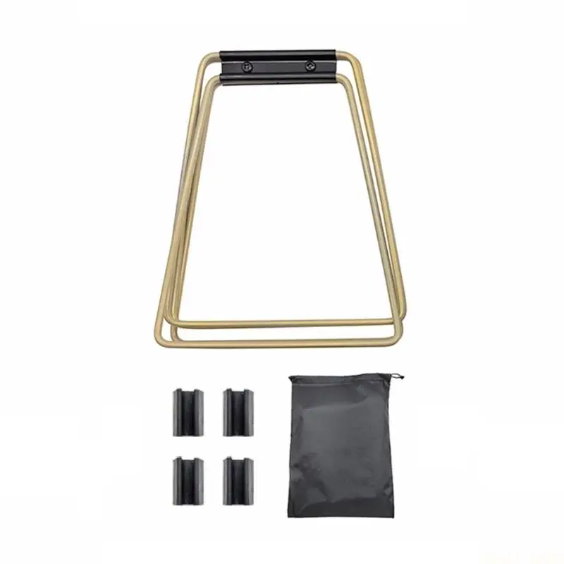 U2JB Camping Foldable Metal Stand Portable Metal Luggage Rack Ice Box Holder Coolers Stand for Outdoor Fishing - view 5