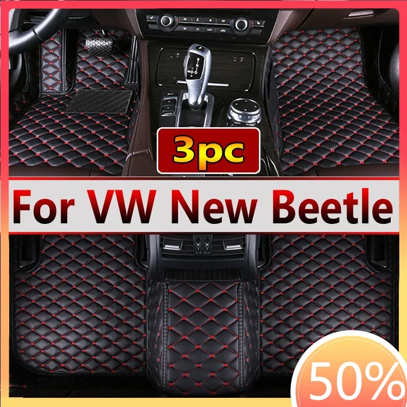 Car Floor Mats For VW Volkswagen New Beetle Convertible 1998~2011 Waterproof Rug Tapetes Para Automovil Car Mats Car Accessories