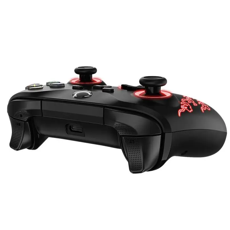 Bezprzewodowy kontroler Gamepad Przenośny kontroler PC z oświetleniem LED RGB Przenośna konsola do gier Joystick Kontroler Gamepad