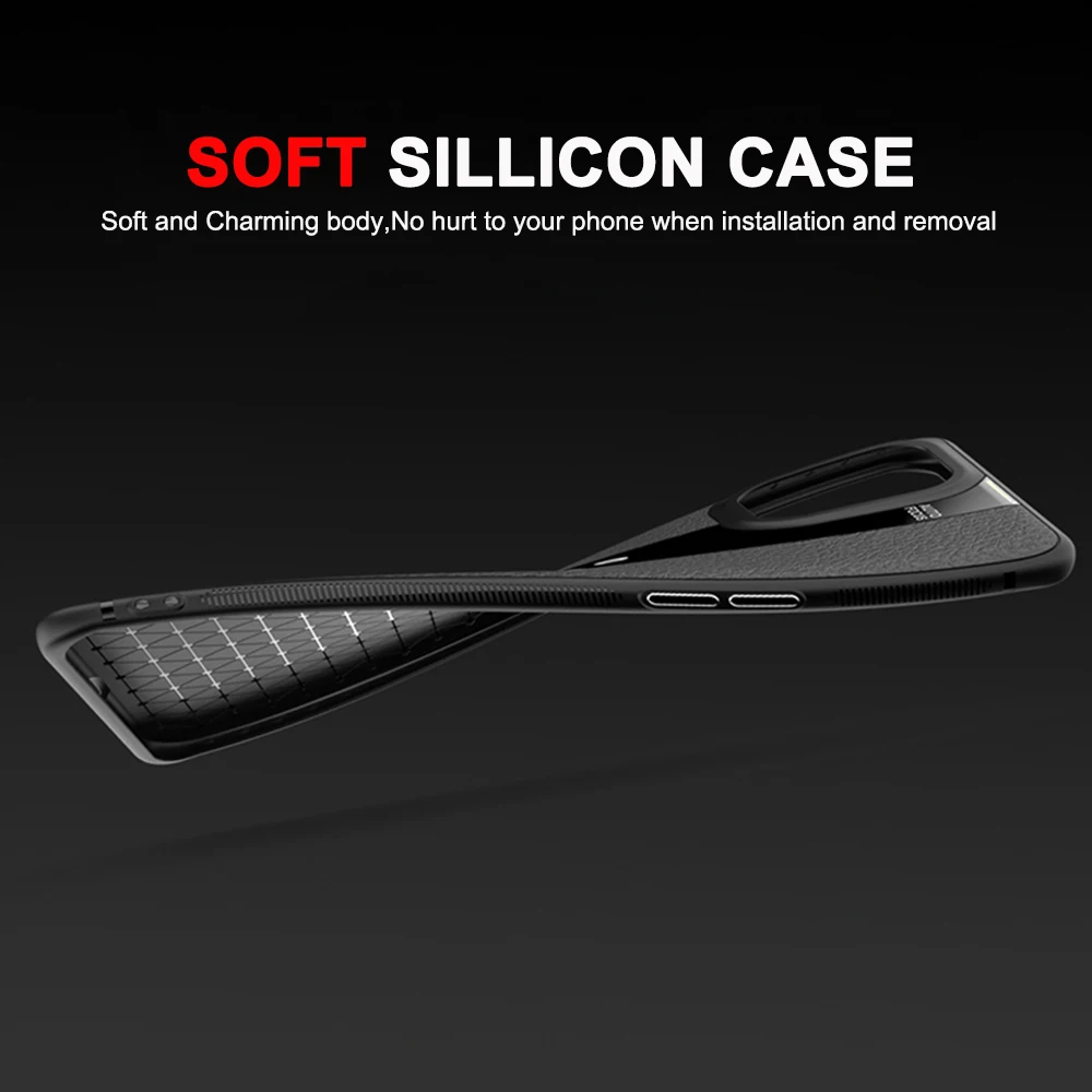 FindX5 Luxury Carbon Fiber Silicone Phone Case For OPPO Find X5 Pro Ultra-thin Non-slip Protection Cover Coque For X5Pro