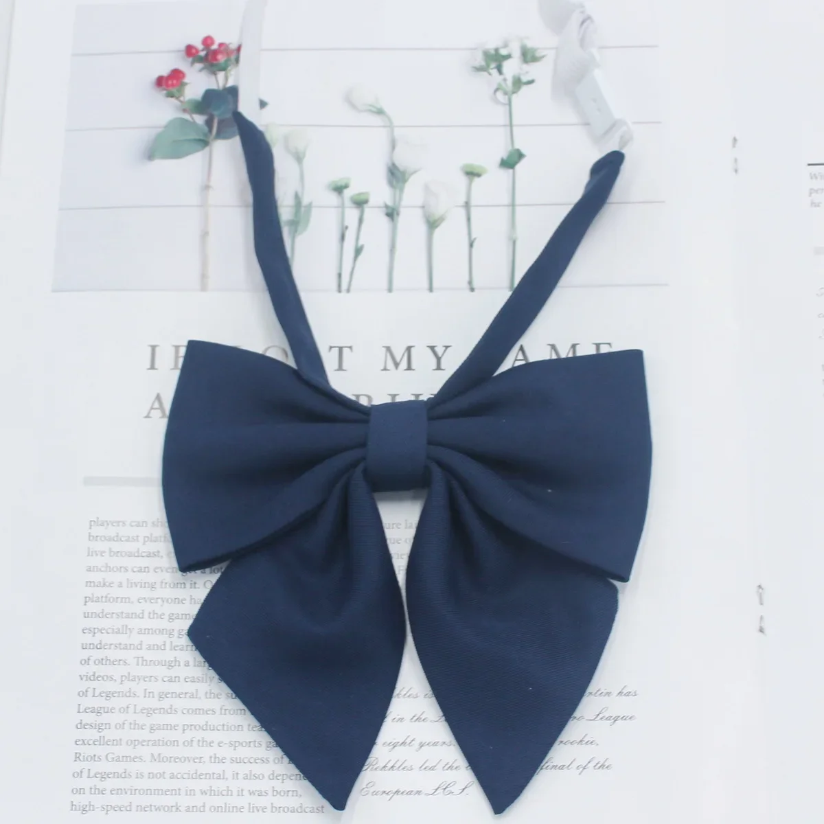 Studenti Rosso Solido Papillon di Cotone per Le Donne Collare Uniforme Farfalla Cravatte Ragazze Papillon JK Camicia Abito Collo Indossare Cravatte