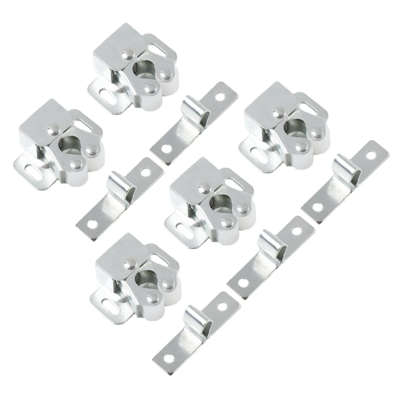 Set 5 Double Roller Strong Tahan Pintu Lemari Tangkap Mudah Dipasang