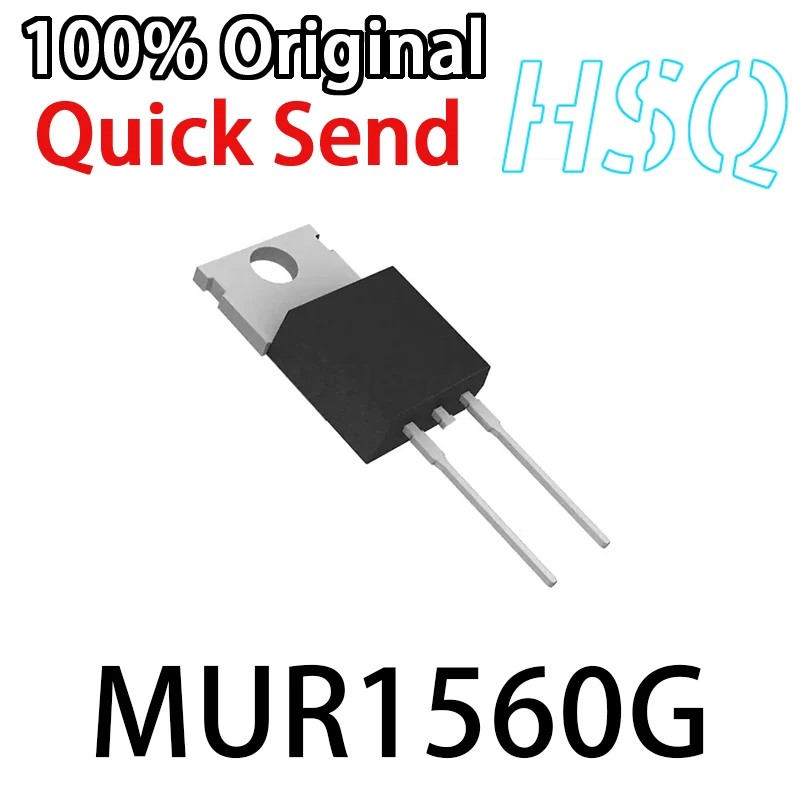 10PCS New MUR1560G 1560G U1560 Diode Rectifier Direct To TO-220