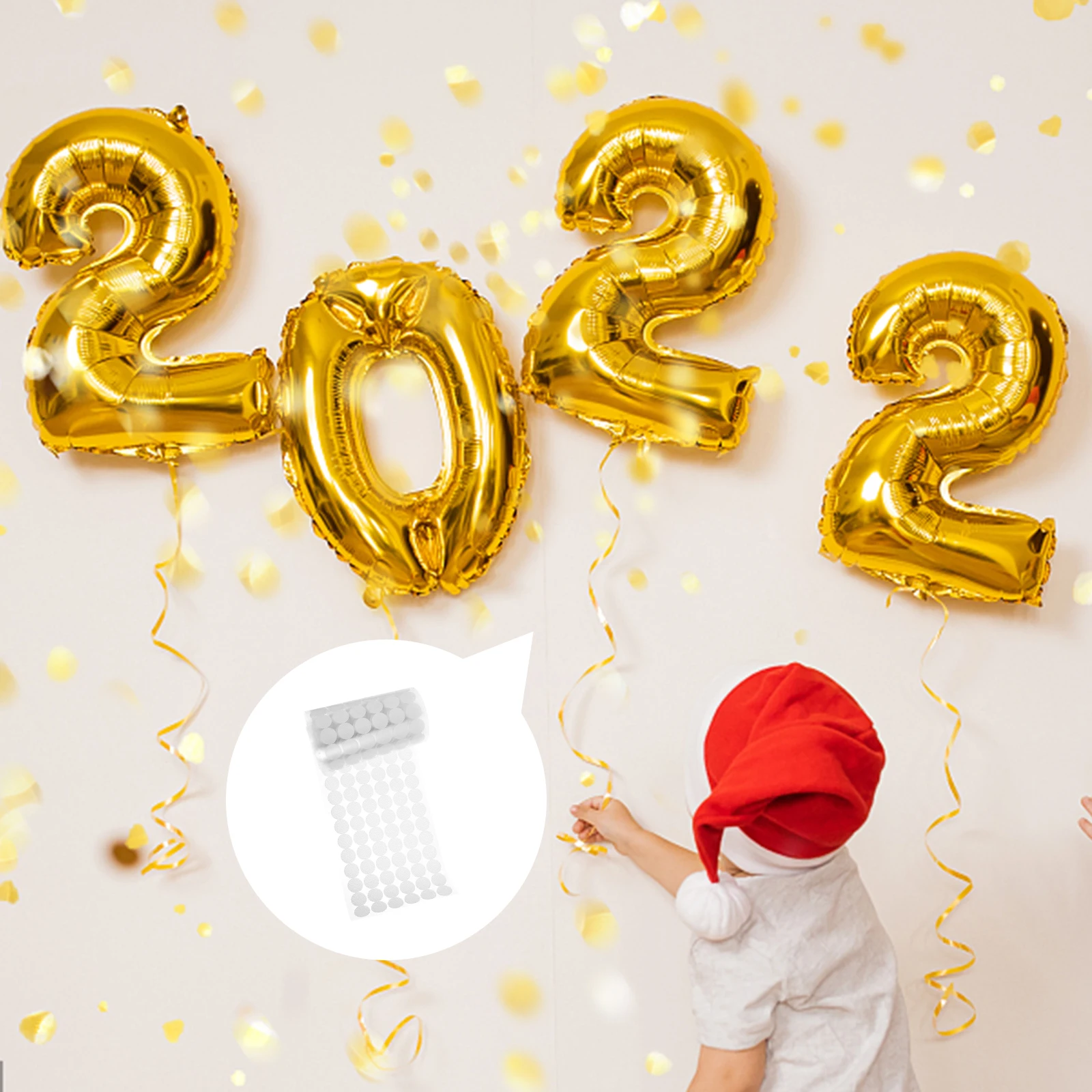 

1056pcs Self Adhesive Dots Reusable No Residue Nylon Polyester Wall Tiles Decorations Craft Sticky Round Dot Tape Balloons