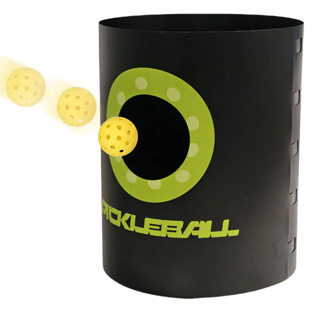 

Открытый игровая бочка для пиклбола, портативное пластиковое ведро для пиклбола, складное ведро для пиклбола для тренировок по пиклболу