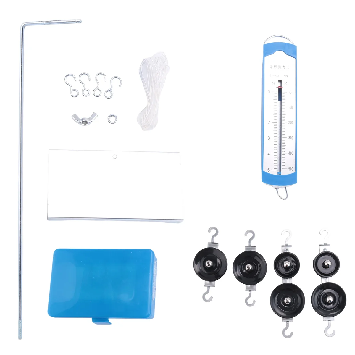 RA-Spring Dynamometer Balance Physics Experiments Spring Hook Code Mechanics of Machinery Pulley Block