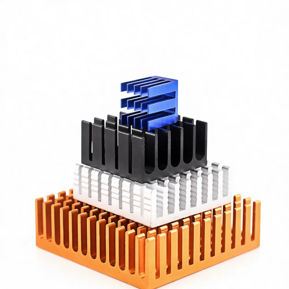 High Performance Aluminum Cooling Fin Heat Sink For Electronics Router RAM GPU CPU Radiator Thermal Cooler Part DIY Kit