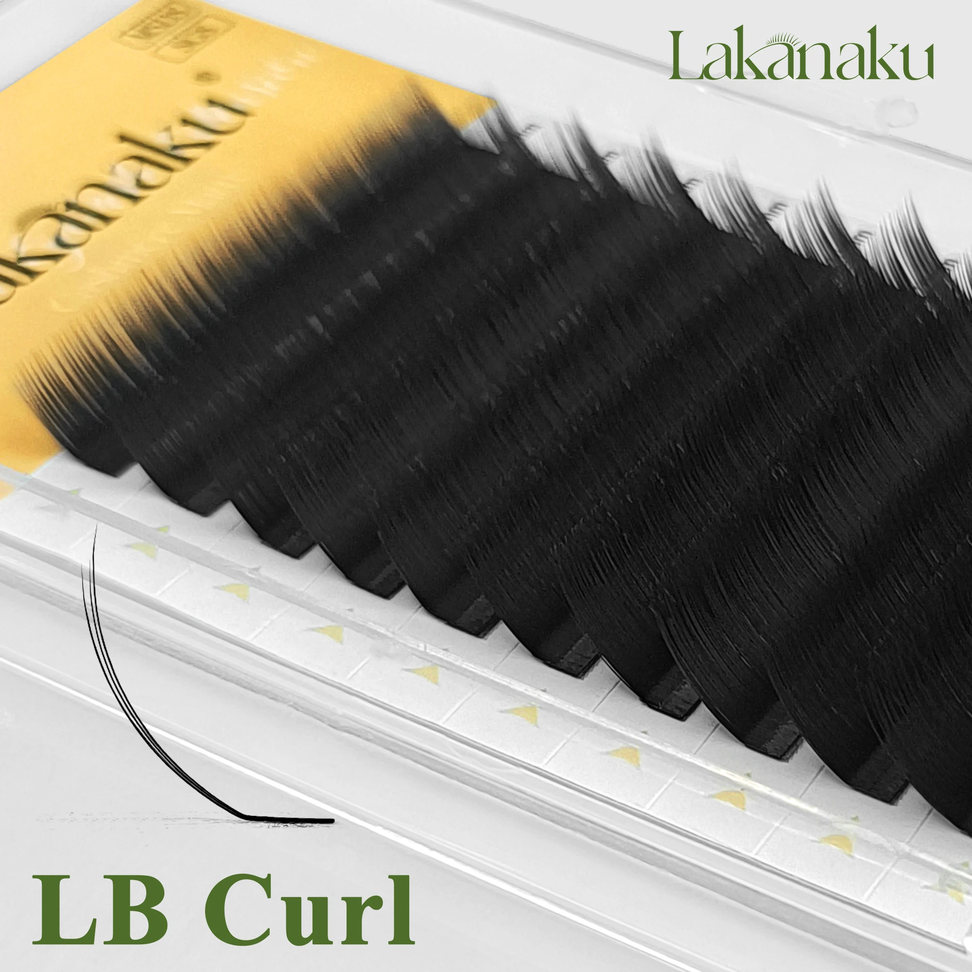 Abonnie UJ UB UC Camellia Lashes Vorgebündelte Wimpern LJ LB LC Automatisch Fächernde Wimpernverlängerungen Comic Lashes Manhua