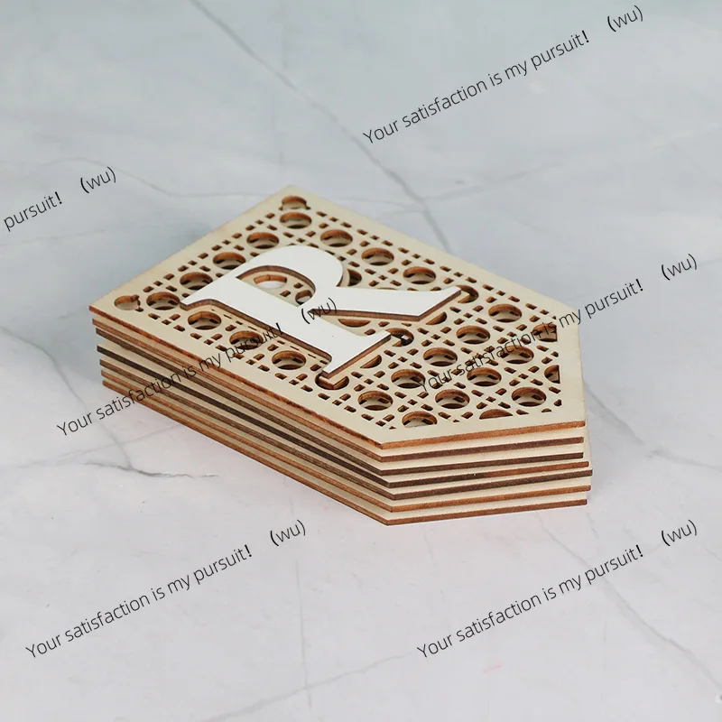 Hanging wooden listing, wall decoration pendant, home decoration wooden handicraft letter listing