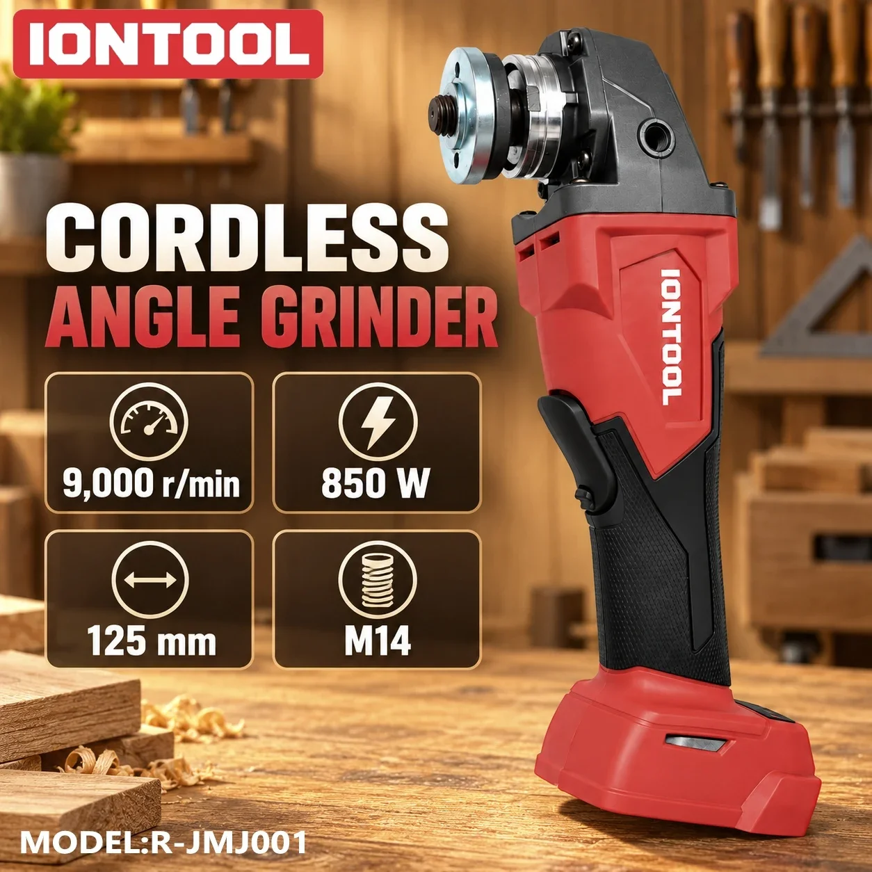 iontool-meuleuse-d'angle-sans-balais-pro-125-mm-pour-poncage-du-bois-polissage-des-surfaces-et-taches-d'atelier-de-garage-outil-electrique-850-w