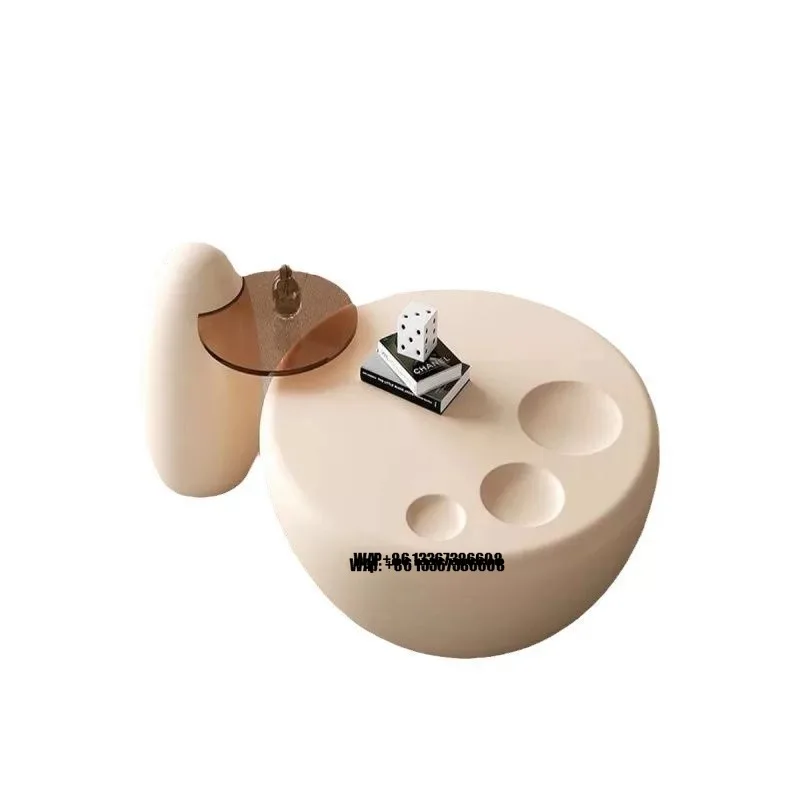 Modern INS Design Cat Footprint Coffee Table Resin Crafts Home Office Decoration Accessories for Home Furniture