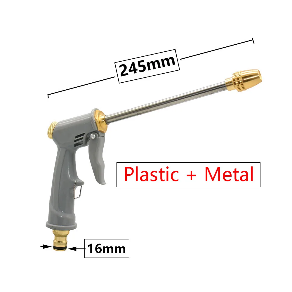 Pistolet na wodę pod wysokim ciśnieniem myjnia samochodowa Jet nawadnianie ogrodu dysza podlewania zraszacz urządzenia do oczyszczania 1 sztuk