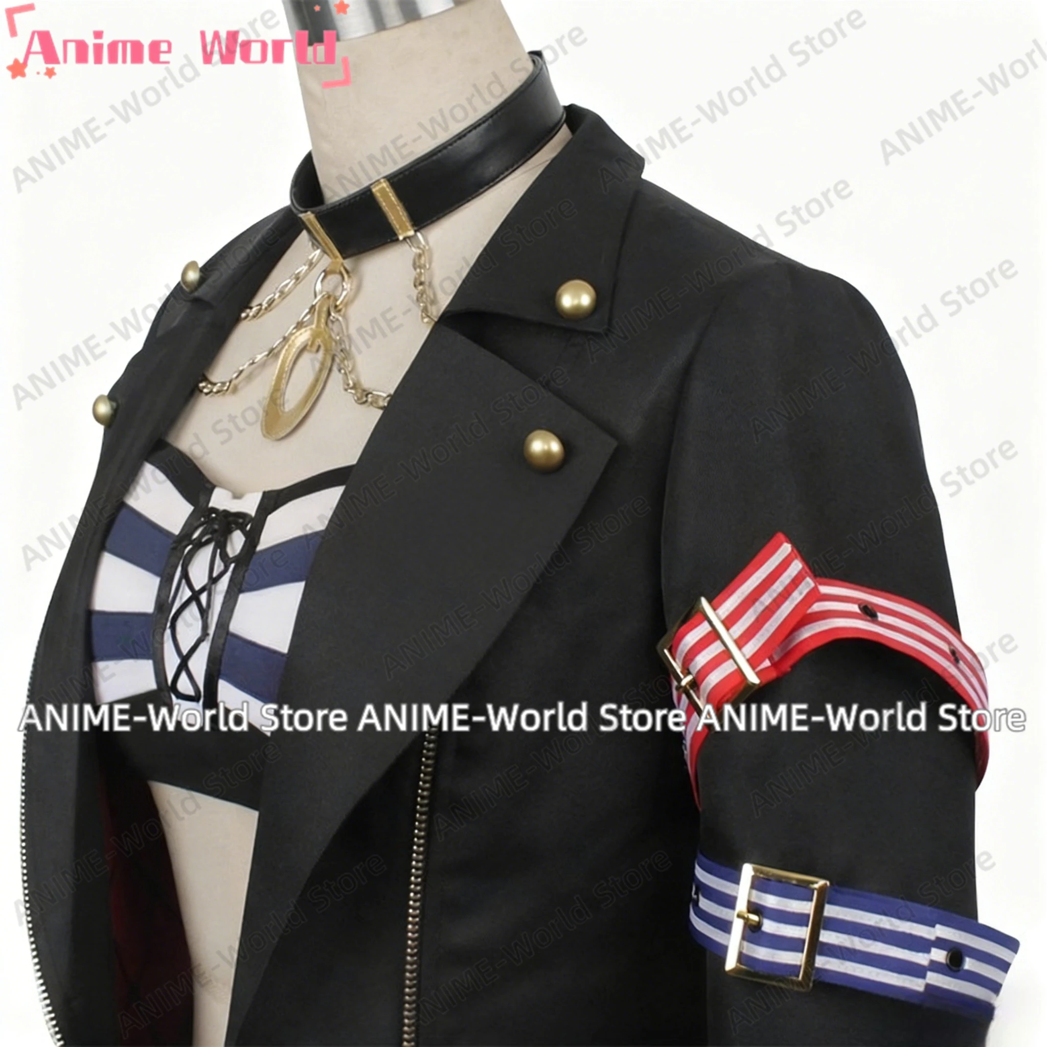 《Custom Size》Anime Game Anime Uma musume Pretty Derby Gold City Cosplay Costume Dress Wig Shoes Halloween Christmas Uniform view 4