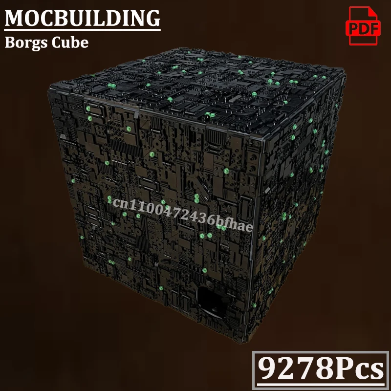 

Borged Cube Кирпичи Космический корабль Модель MOCBUILDING Звезда Фильм Строительные коллекции Технологии Блоки Игрушки Подарок