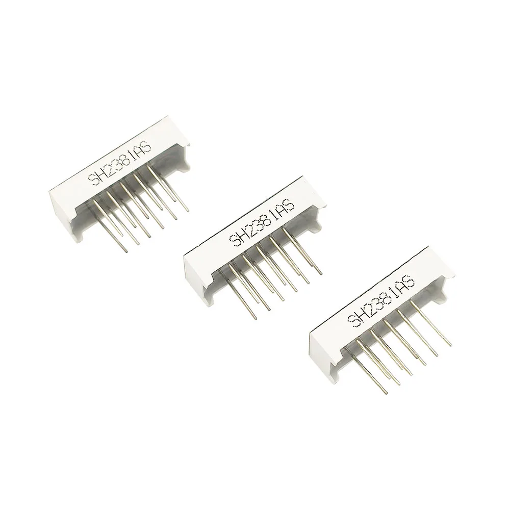 Led Digitale Buis 0.28 Inch Drie Bit 2381AS Totaal Schaduw Heldere Rood Licht 5 Sets