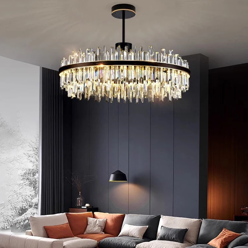 حلقات ديكور المنزل الحديثة أضواء LED مصابيح إضاءة متدلية لغرفة المعيشة الثريات لغرفة الطعام معلقة ضوء الإضاءة الداخلية