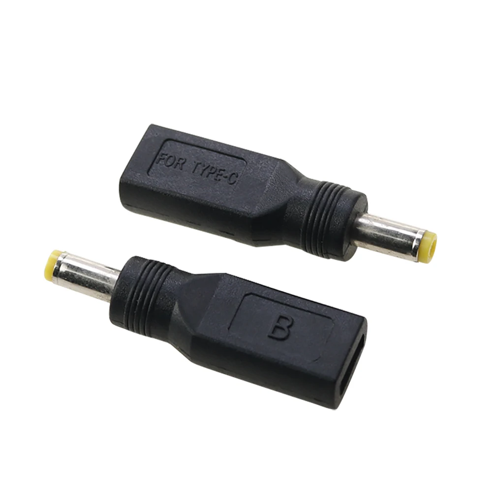 Adaptador de alimentação portátil conector tipo c fêmea para dc masculino pd isca jack conversor é aplicável a hp dell asus acer lenovo 4.8x1. 7