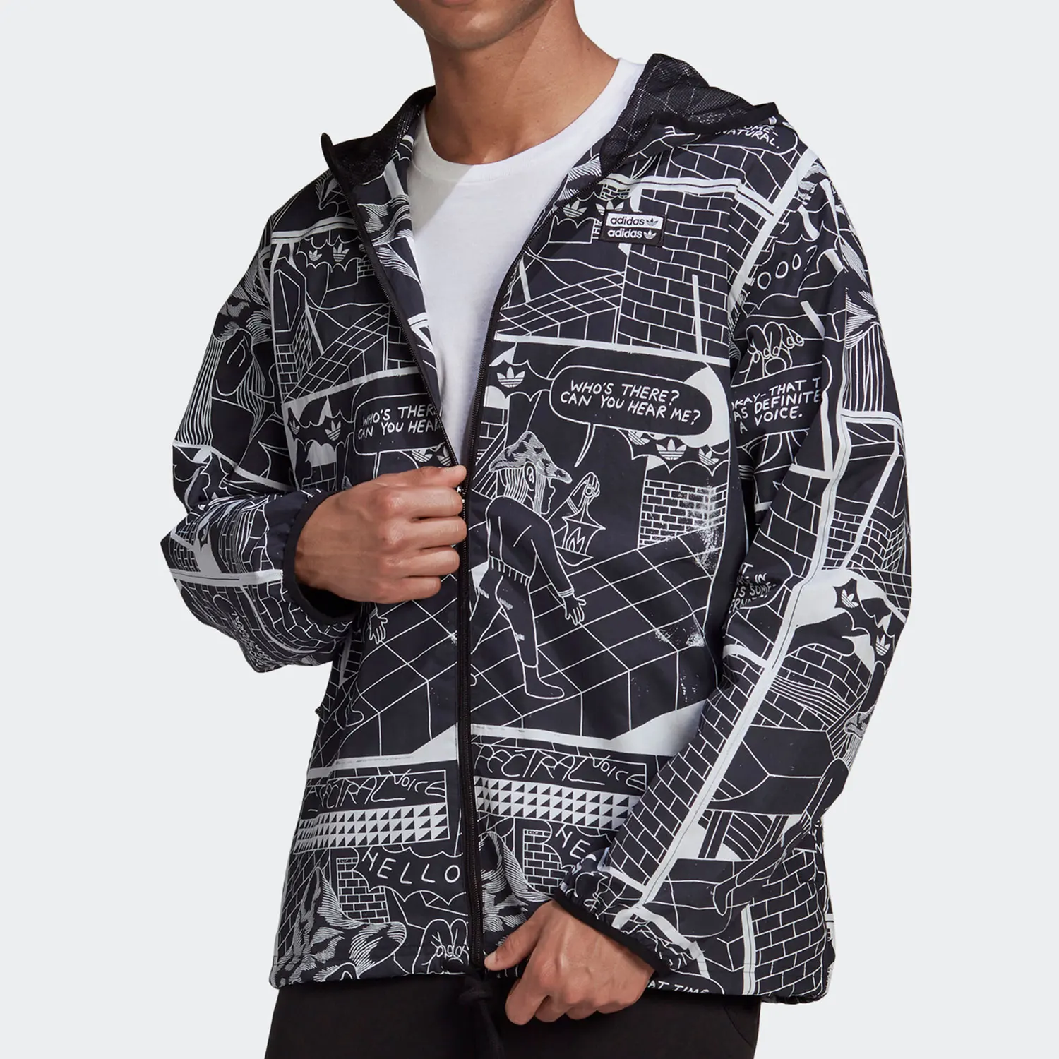 

Adidas Новая мужская повседневная удобная модная куртка GN3333