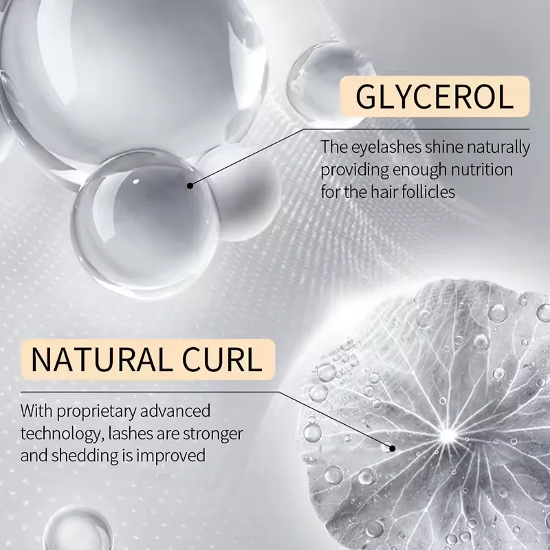 1 Stück Flasche nährendes Wimpernverstärker-Serum, Wimpernwachstumsserum, natürliche Inhaltsstoffe, längere und dickere Wimpernkosmetik – Detail 9