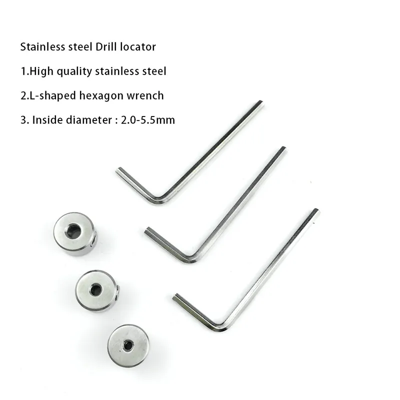 Stainless Steel Woodworking Drill Stopper Collars Ring Positioning Stop Ring Drilling Depth Controller