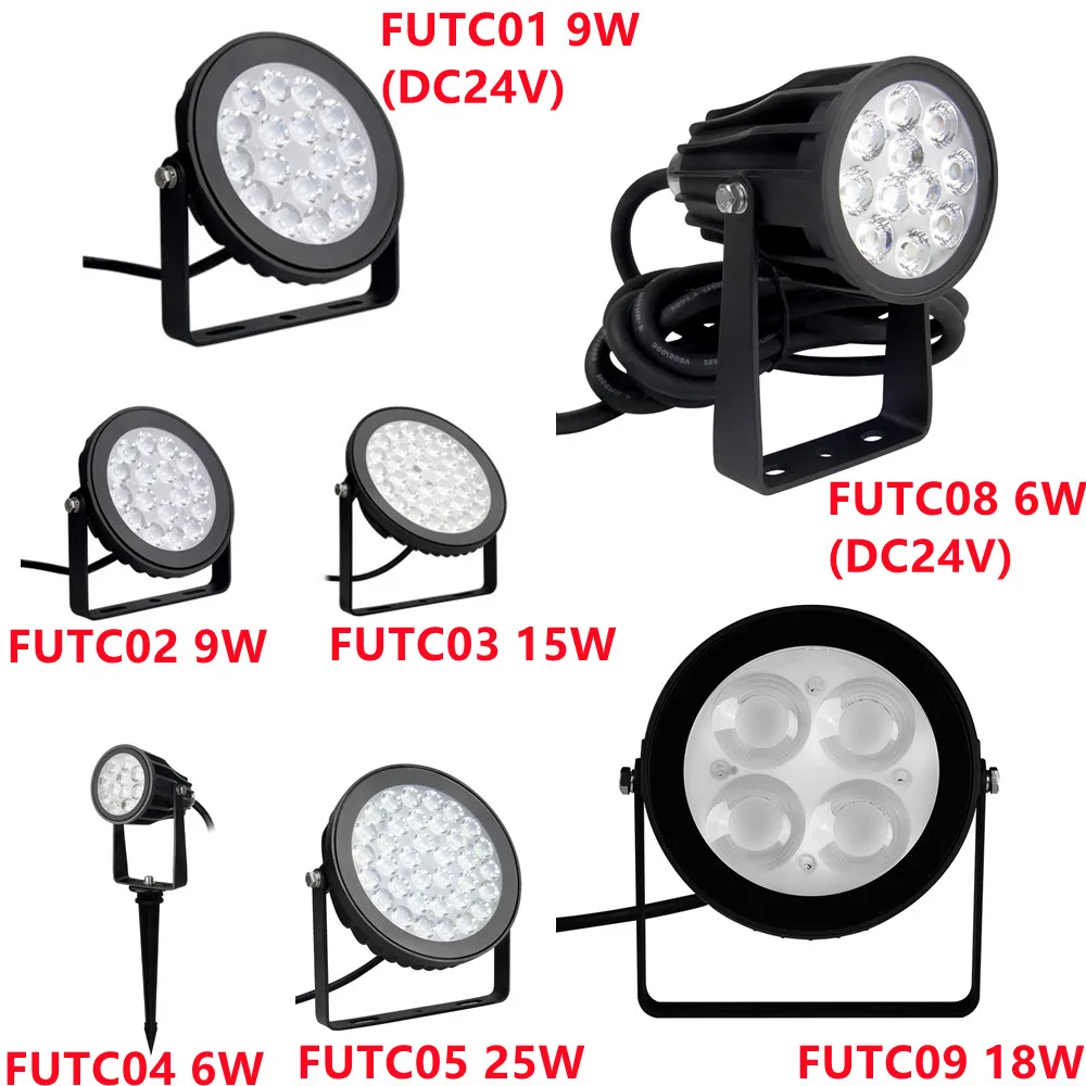 

16 Millions 2.4GHz RF 6W/9W/15W/18W/25W RGB+CCT Smart LED Garden Light IP65 Waterproof Outdoor light 2700K~6500K AC100-240V