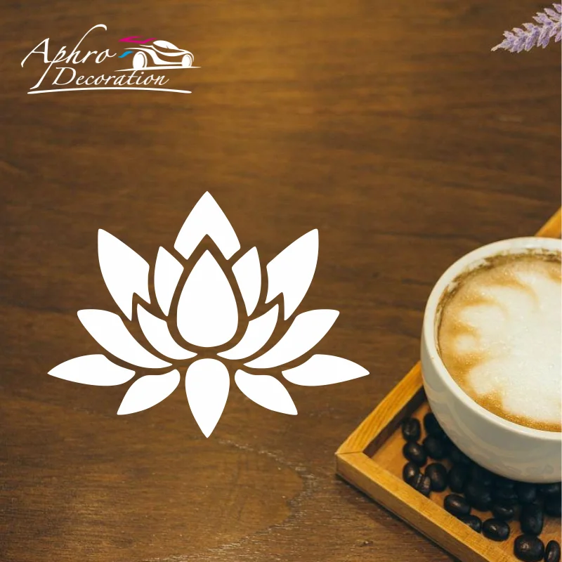 lotus flower sticker for laptop computer Decor Vinyl Removable decals lotus Pattern laptop computer car Decoration Decal