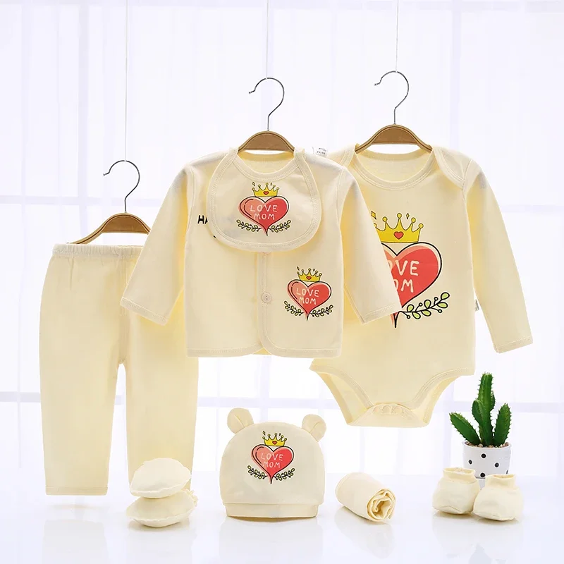 0-3months Cotton Set 10 Pcs/set Girl Boy Clothes Suits for Baby Infant soft safe