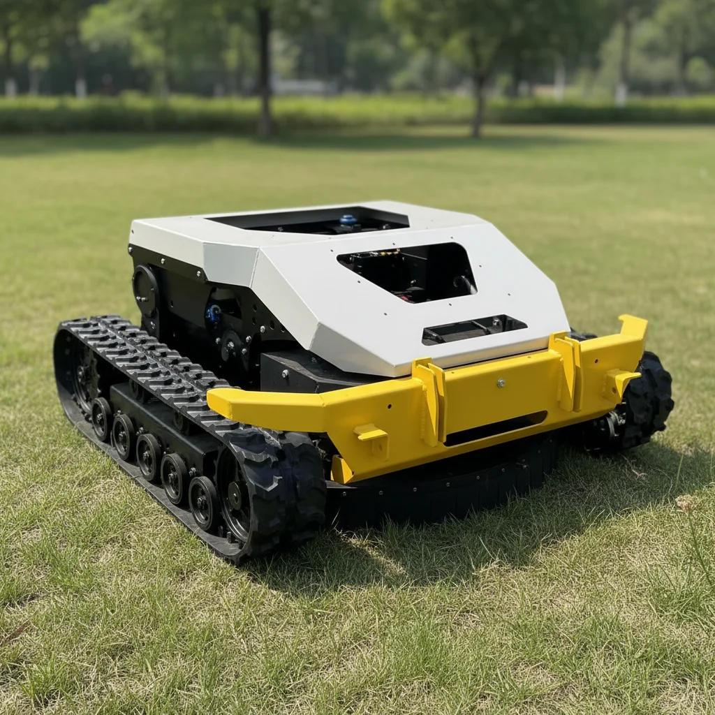 Customize Multifunctional Remote Control Crawler Lawn Mower For Orchard Lawn And Hillside