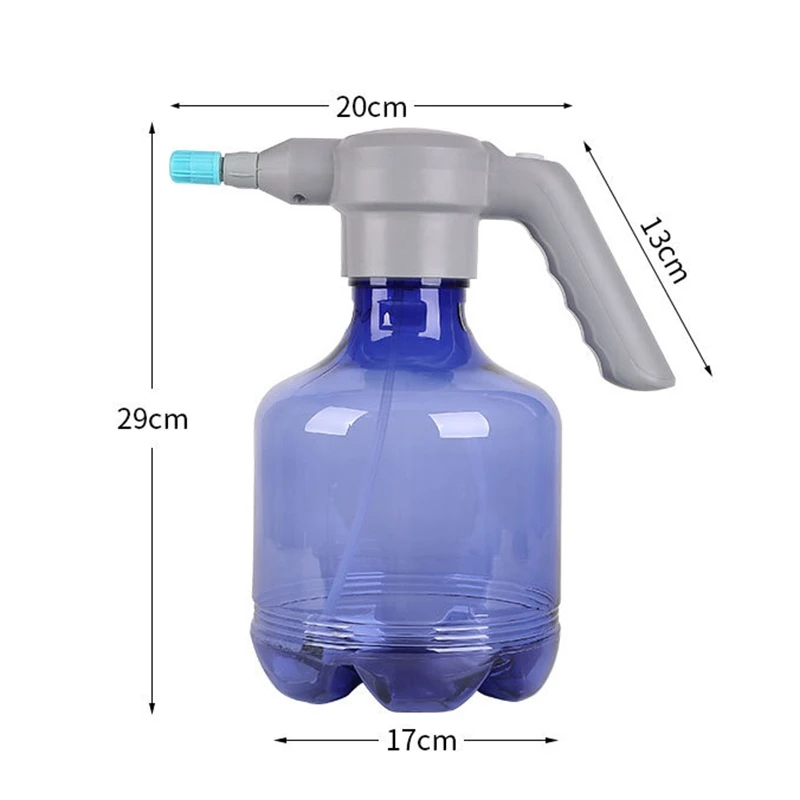 3L Electric Spray Bottle USB Rechargeable Automatic Watering Can Household Sprayer With Adjustable Nozzle Plant Mister