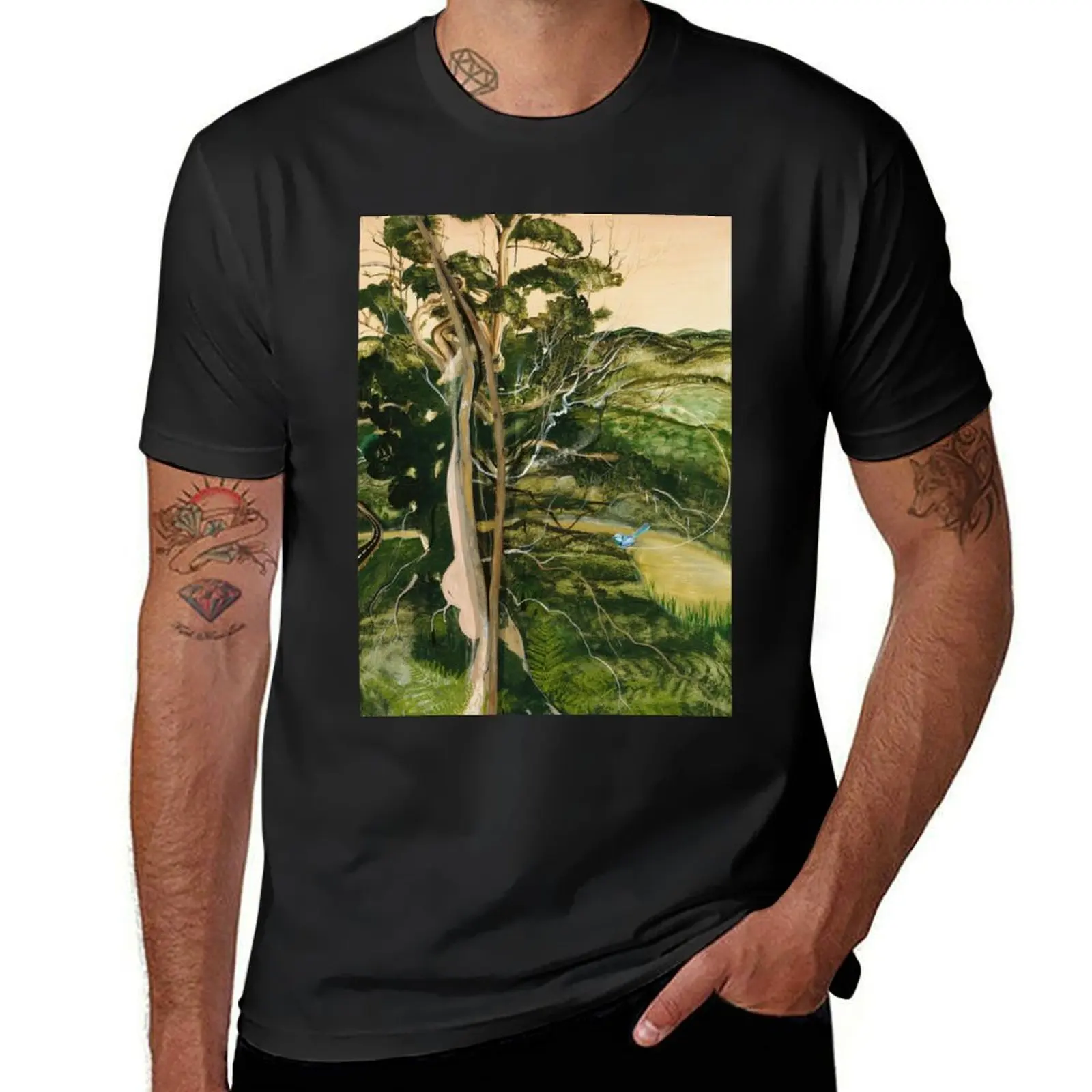 Brett Whiteley T-Shirt for a boy korean fashion mens clothes